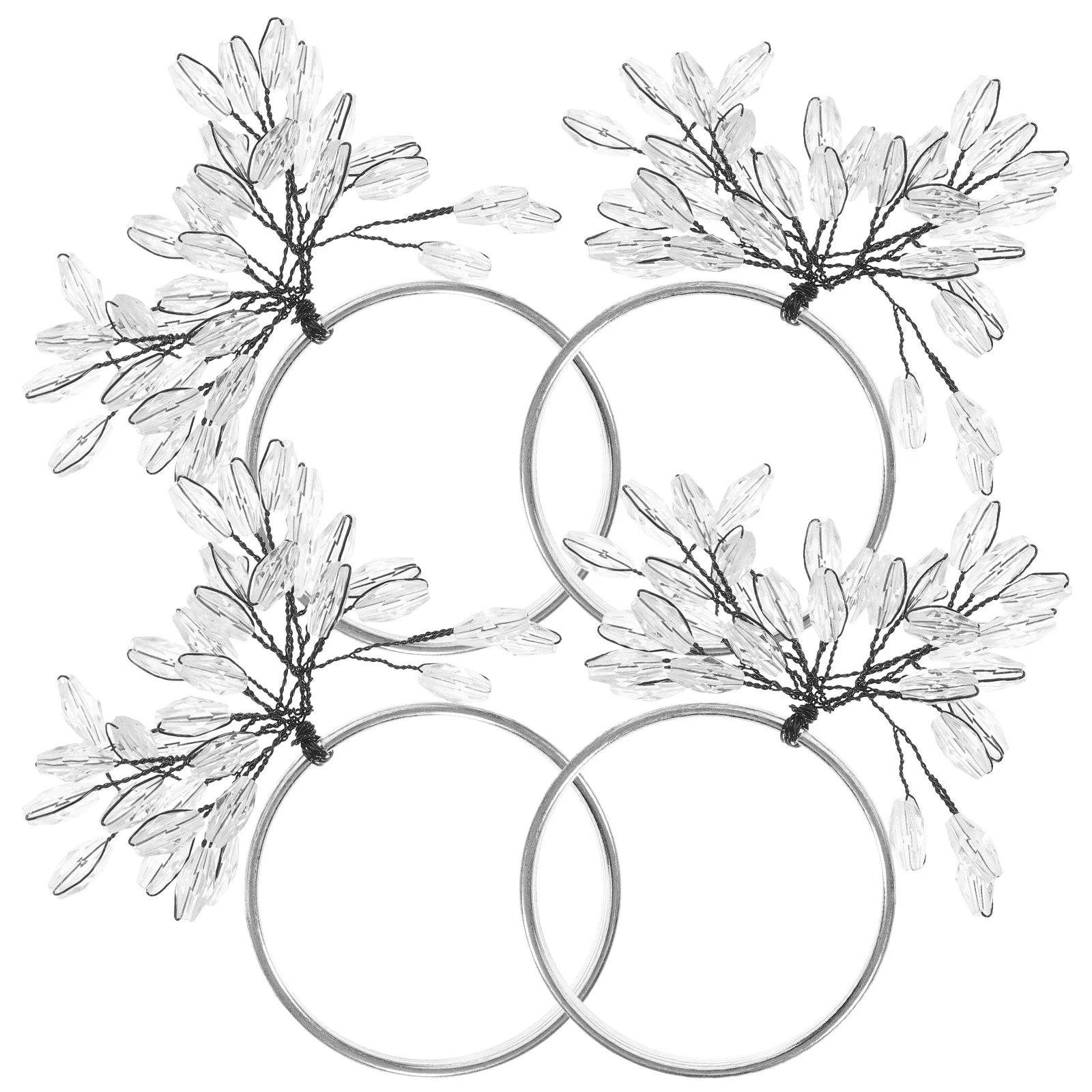 4 Pcs Napkin Ring Chrismukkah Decoration Delicate Buckles Dining Table for Christmas Exquisite Flower Shape Rings Zinc Decors
4 Pcs Napkin Ring Chrismukkah Decoration Delicate Buckles Dining Table for Christmas Exquisite Flower Shape Rings Zinc Decors