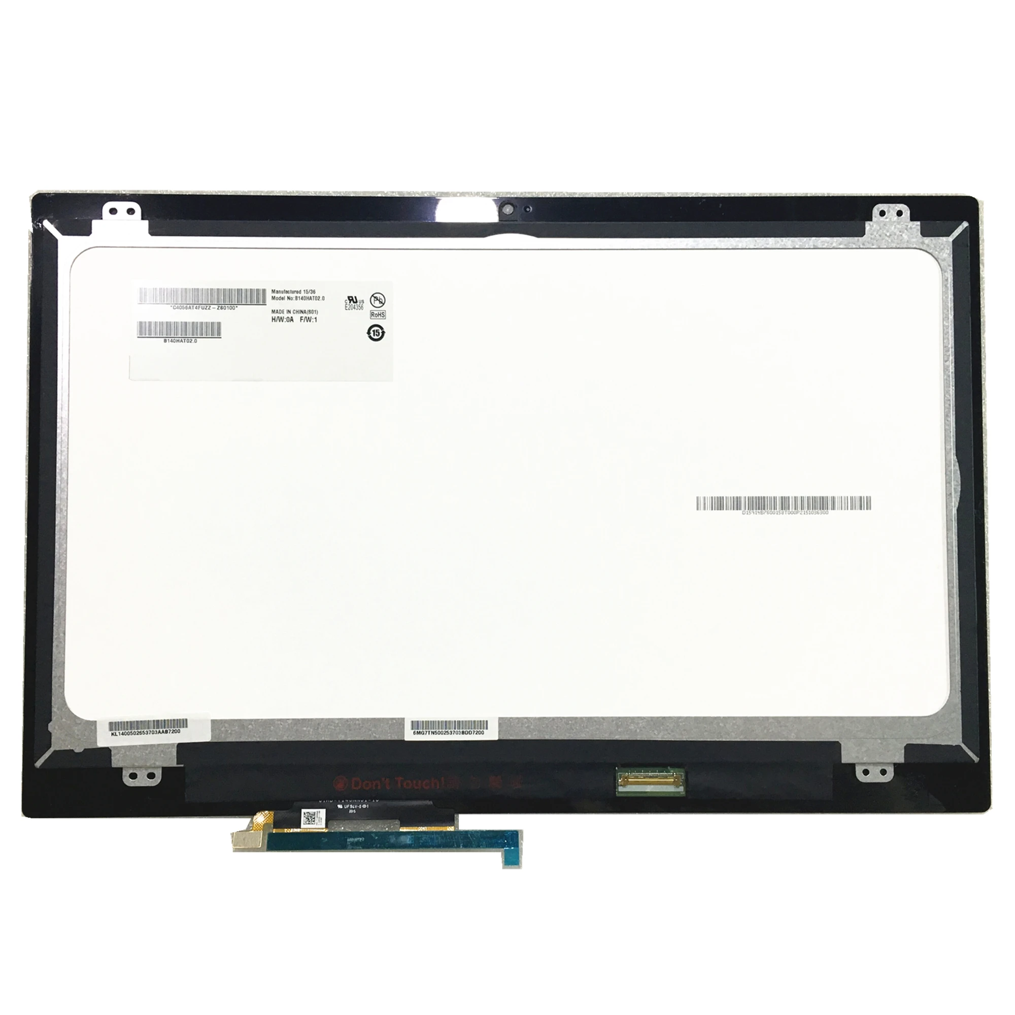 Free shipping B140HAT02.0 Touch Panel Assembly Screen+Digitizer For Acer Aspire R4-471 R4-471T 1920*1080 EDP 30pin Lcd Screen |