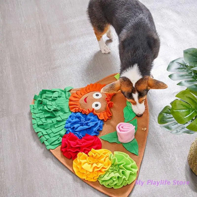 

Интерактивный коврик для питомцев в форме сердца, игрушки-головоломки для собак, моющиеся тренировочные коврики для кормления и навыков естественного форраживания