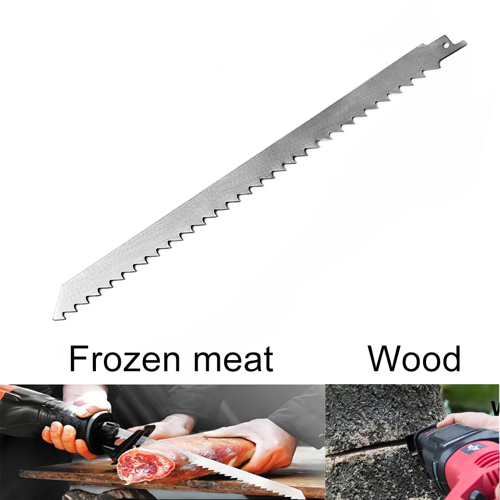 Reciprocating Saw Blade 300mm Stainless Steel For Cutting Meat,Ice,Wood Tool Accessories Multitool Serra Circular Metal Cuchilla
Reciprocating Saw Blade 300mm Stainless Steel For Cutting Meat,Ice,Wood Tool Accessories Multitool Serra Circular Metal Cuchilla
