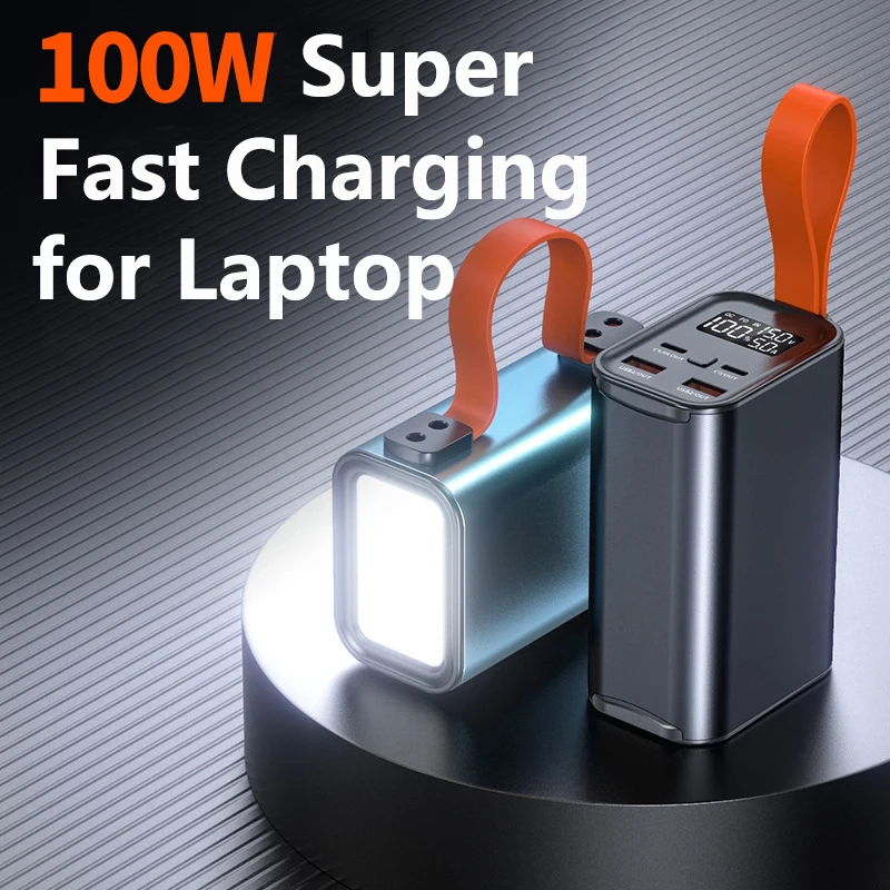 Power Bank 30000mAh with LED Light 100W PD Two-Way Fast Charging Powerbank for iPhone 14 Samsung Huawei Xiaomi Laptop Powerbank 
Power Bank 30000mAh with LED Light 100W PD Two-Way Fast Charging Powerbank for iPhone 14 Samsung Huawei Xiaomi Laptop Powerbank