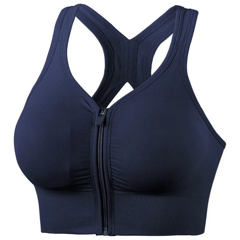 High Strength Shock-Absorbing Sports Bra For Women's Running Fitness Outerwear Vest With Zipper Closure Beautiful Back Bra
High Strength Shock-Absorbing Sports Bra For Women's Running Fitness Outerwear Vest With Zipper Closure Beautiful Back Bra