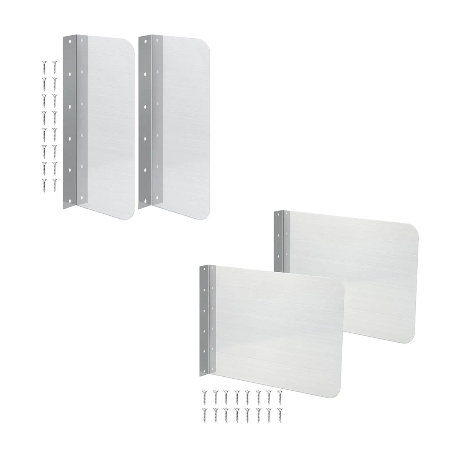 2 шт., брызговики из нержавеющей стали
2 шт., брызговики из нержавеющей стали