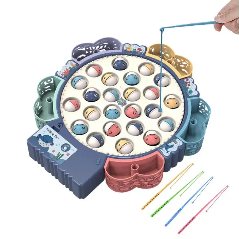 

Детские рыболовные игрушки, электрическая вращающаяся рыболовная игра, музыкальная пластина для рыбы, набор магнитных спортивных игрушек для улицы, подарки для детей