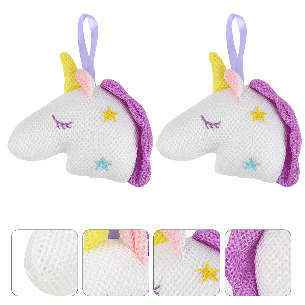 2 Pcs Unicorn Bath Mesh Ball Shower Brush Sponges Exfoliating Animal Cartoon Take
2 Pcs Unicorn Bath Mesh Ball Shower Brush Sponges Exfoliating Animal Cartoon Take