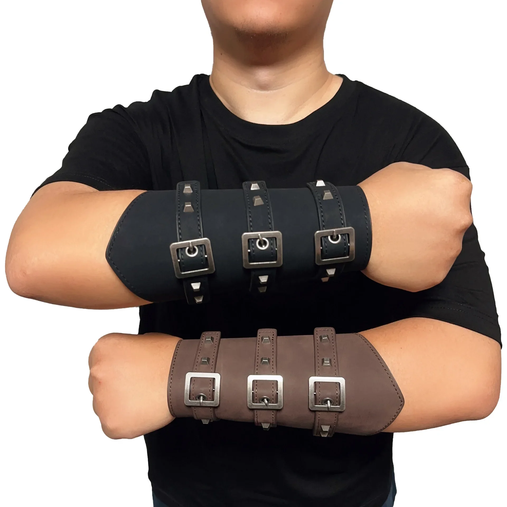 Medieval New Armor Male Role Playing Men Personalized Leather Wristbands Pirate Knight Gloves Wristbands Steam Punk Accessories
Medieval New Armor Male Role Playing Men Personalized Leather Wristbands Pirate Knight Gloves Wristbands Steam Punk Accessories