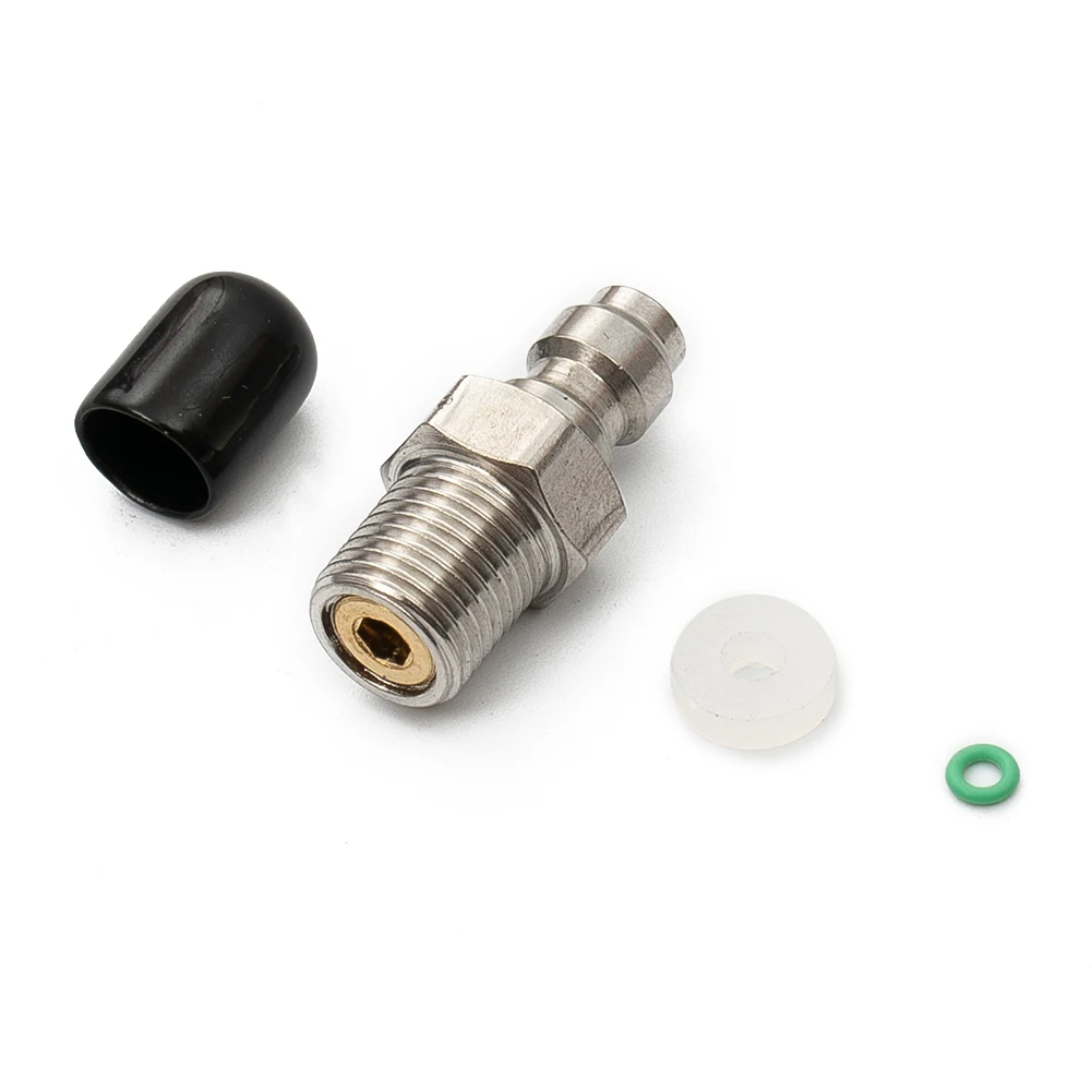 

Male Connection Valve M10*1 Adapter Practical Quick-connect Valve Stainless Steel + Copper Business & Industrial