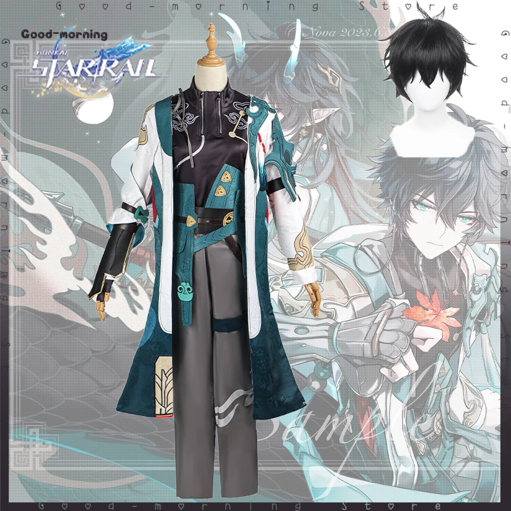 Game Honkai: Star Rail Dan Heng Cosplay Costume wig Cosplay Costume Halloween Carnival Party Role Play Outfit Men
Game Honkai: Star Rail Dan Heng Cosplay Costume wig Cosplay Costume Halloween Carnival Party Role Play Outfit Men