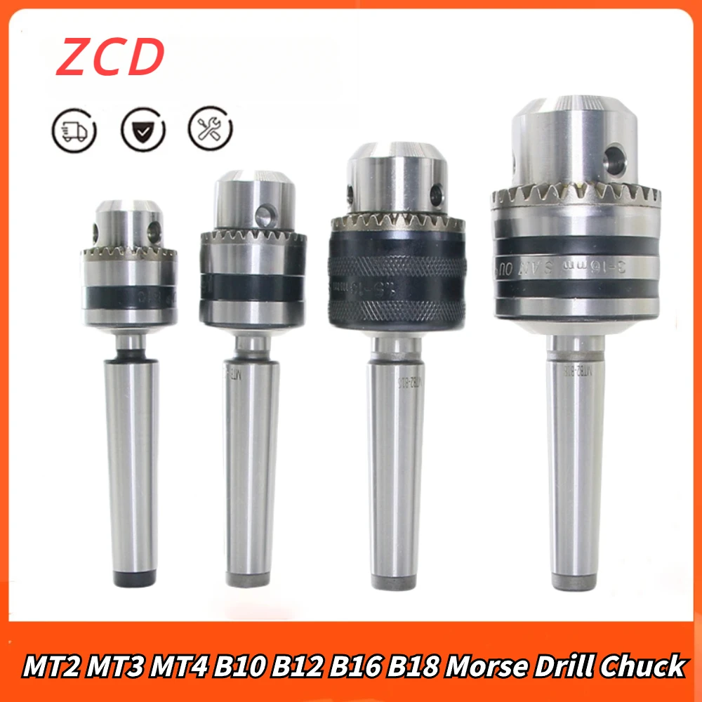 ZCD 1Set MT2 MT3 MT4 B10 B12 B16 B18 Pull back Morse thread shank Drill Chuck Arbor Lathe CNC drill machine tool M10 M12 M16
ZCD 1Set MT2 MT3 MT4 B10 B12 B16 B18 Pull back Morse thread shank Drill Chuck Arbor Lathe CNC drill machine tool M10 M12 M16