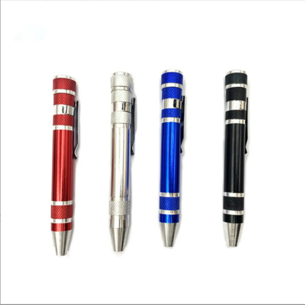 Multifunction 8 In 1 Mini Aluminum Precision Pen Screw Driver Screwdriver Set Repair Tools Kit for Cell Phone Hand tool Set
Multifunction 8 In 1 Mini Aluminum Precision Pen Screw Driver Screwdriver Set Repair Tools Kit for Cell Phone Hand tool Set
