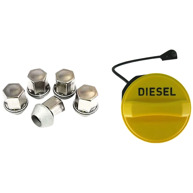 ABS Fuel Gas Tank Filler Cap Assembly With 5Pcs Wheel Lug Bolt Stud Nut Fits LR001381 For Land Rover Discovery 3 4 5
ABS Fuel Gas Tank Filler Cap Assembly With 5Pcs Wheel Lug Bolt Stud Nut Fits LR001381 For Land Rover Discovery 3 4 5