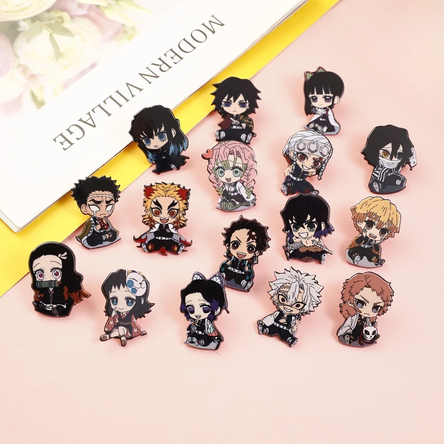 16 Styles Demon Slayer New Acrylic Brooch Badge Anime Cartoon Pins DIY Cute Decoration Backpack Clothes Gifts for Friend Jewelry
16 Styles Demon Slayer New Acrylic Brooch Badge Anime Cartoon Pins DIY Cute Decoration Backpack Clothes Gifts for Friend Jewelry