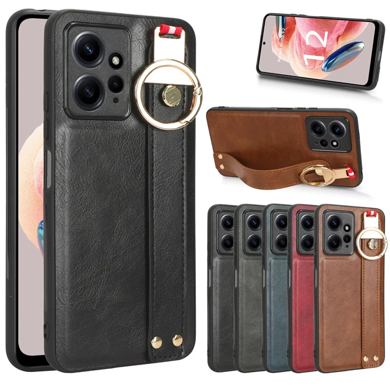 Retro Premium Leather Case Finger Wrist Belt Band Grip Cover For Xiaomi redmi note 12 4G 5G Pro plus Cases Neck Rope Strap Shell
Retro Premium Leather Case Finger Wrist Belt Band Grip Cover For Xiaomi redmi note 12 4G 5G Pro plus Cases Neck Rope Strap Shell
