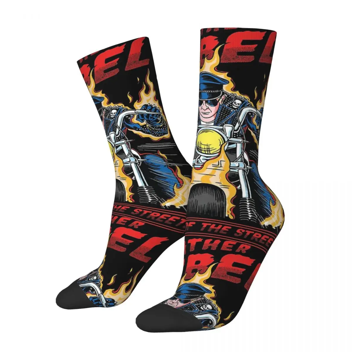 Judas Priest Accessories Leather Rebel Men Women Round neck Socks Windproof Novelty Spring Summer Autumn Winter Stockings Gift
Judas Priest Accessories Leather Rebel Men Women Round neck Socks Windproof Novelty Spring Summer Autumn Winter Stockings Gift