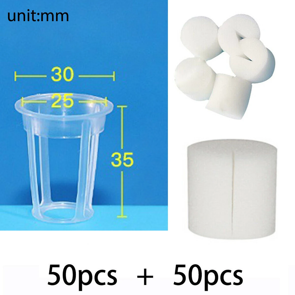50pcs Growing Basket Hydroponics Basket Vegetable Soilless Growing Plastic Mesh Pot High Quality Garden Planting Pots
50pcs Growing Basket Hydroponics Basket Vegetable Soilless Growing Plastic Mesh Pot High Quality Garden Planting Pots