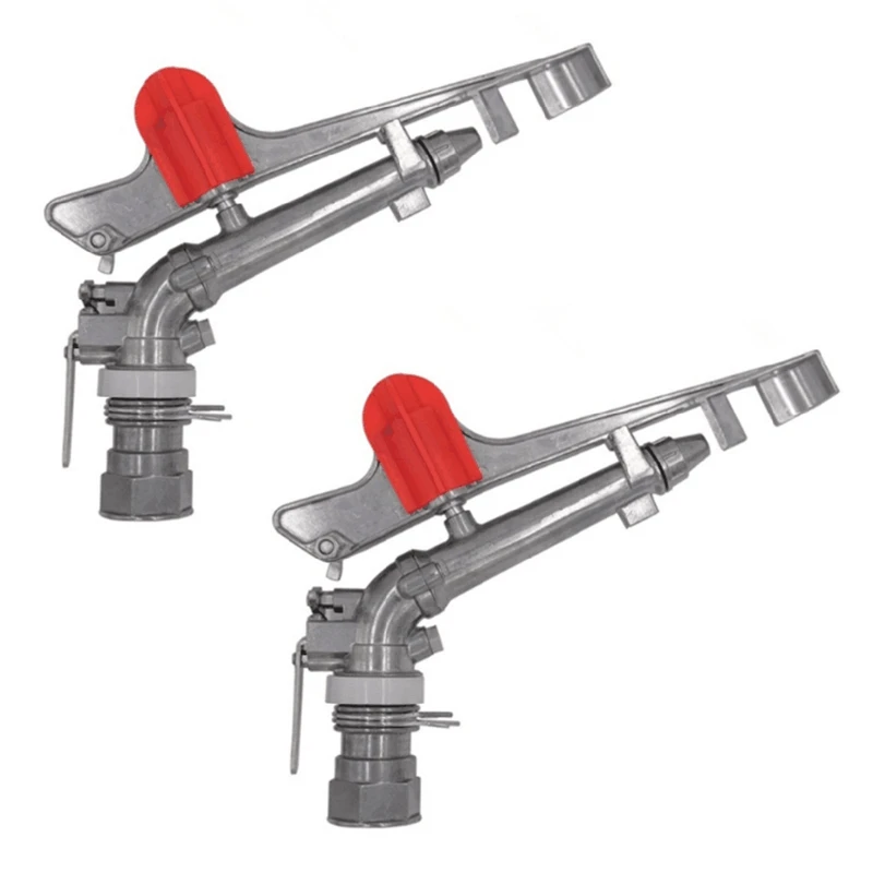 2X 1.5 Inch Zinc Alloy Nozzle Irrigation Sprinkler Water System 360 Degrees Adjustable Rain Spray Field Sprinklers
2X 1.5 Inch Zinc Alloy Nozzle Irrigation Sprinkler Water System 360 Degrees Adjustable Rain Spray Field Sprinklers