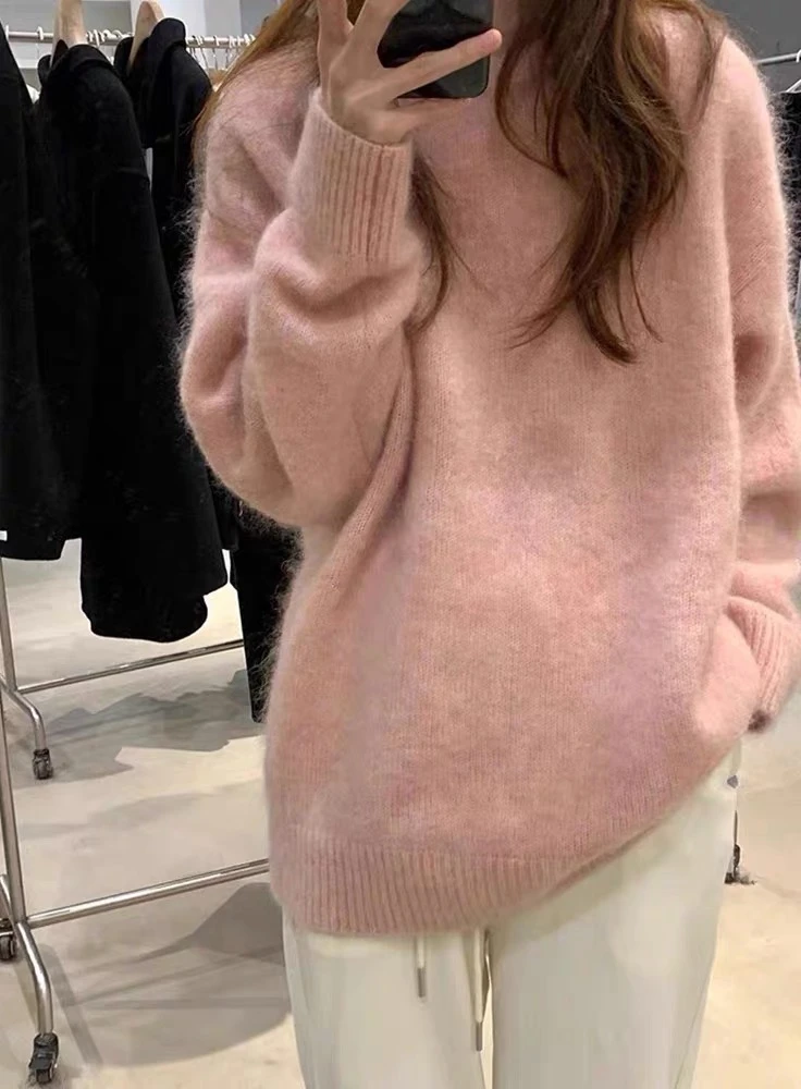 Women's Autumn Vintage Loose Sweater Pullover Round Neck Knitted Sweater Women's Clothing Top
Women's Autumn Vintage Loose Sweater Pullover Round Neck Knitted Sweater Women's Clothing Top