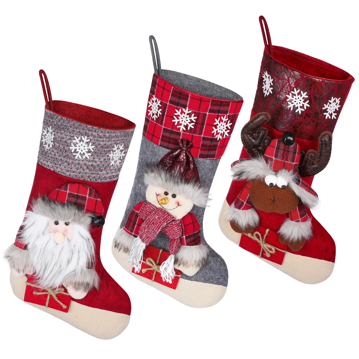 TOYANDONA 3PCS Christmas Stockings Christmas Hanging Goodie Bags Sock Pouch Festival Holiday Gift Holder
TOYANDONA 3PCS Christmas Stockings Christmas Hanging Goodie Bags Sock Pouch Festival Holiday Gift Holder