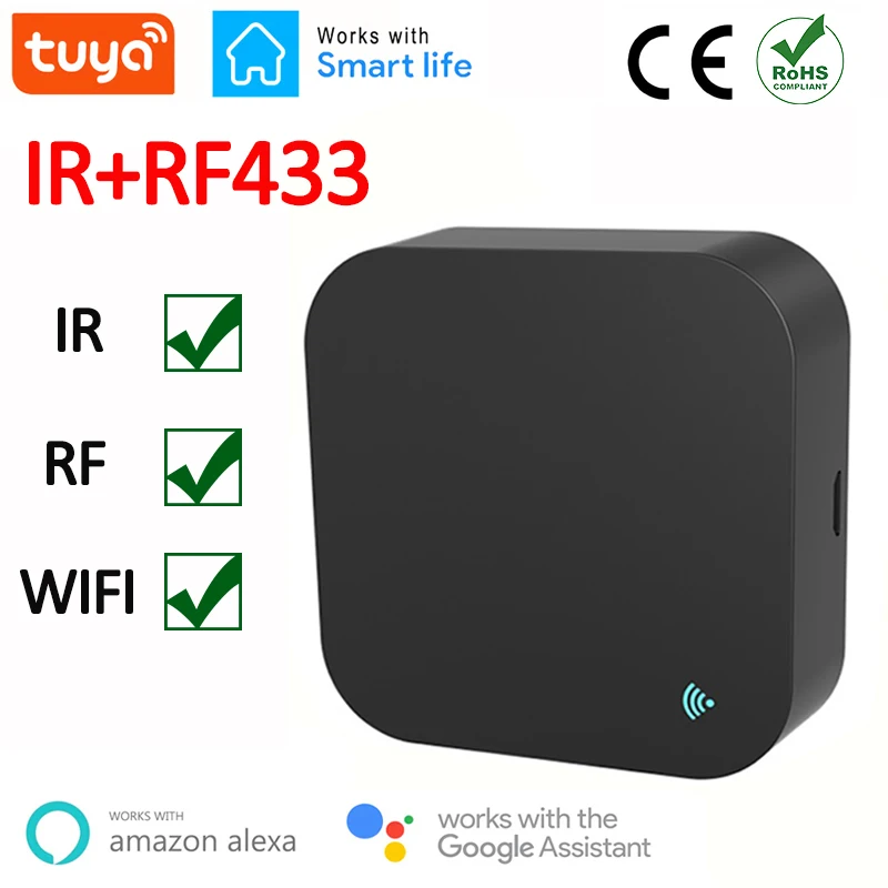 Универсальный пульт дистанционного управления Wi-Fi RF + IR с приборами RF433/RF315 |