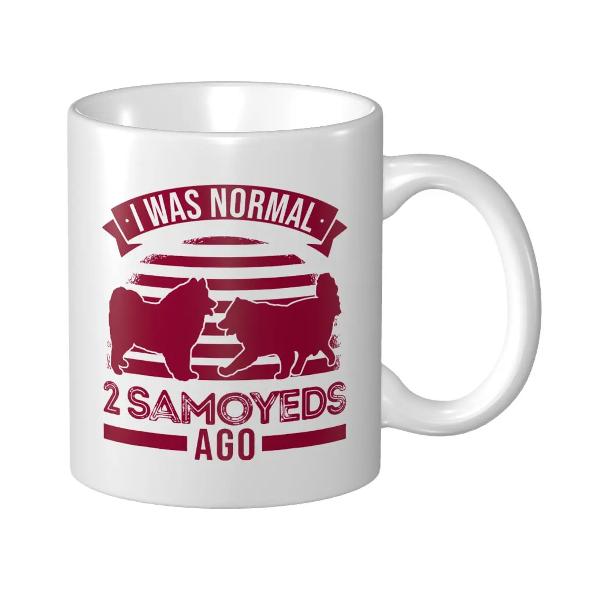 

Кружка «Марк», «Я была нормальной», «Samoyeds Ago», кофейные кружки, чашки для чая, Дорожные Кружки для офиса и дома