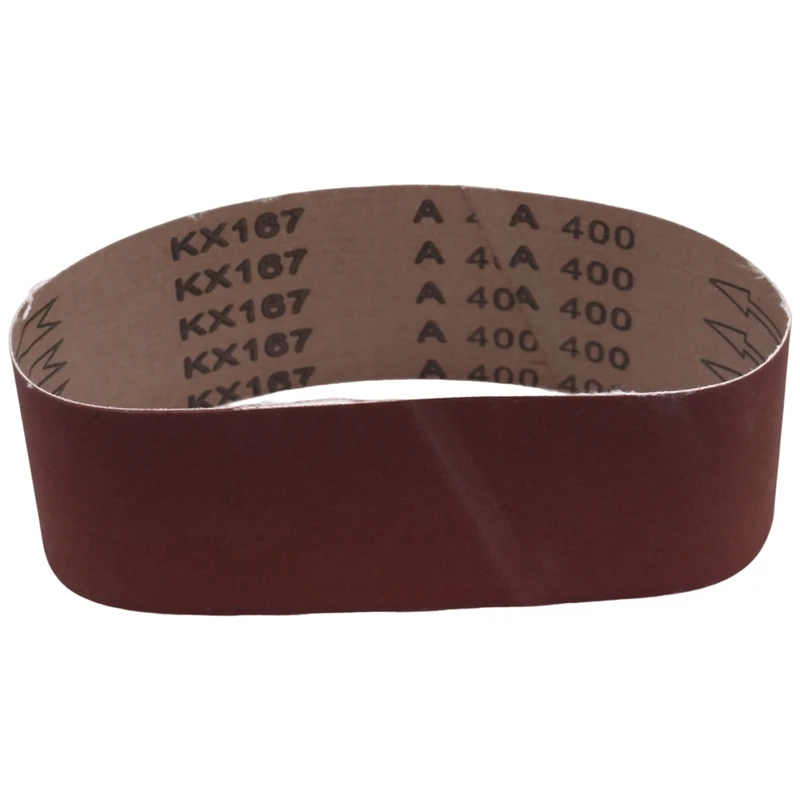 3X21 Inches(75X533mm) Aluminum Oxide Sanding Belt 15 Pack Sanding Belts ( 80 120 180 240 400 Grits) For Belt Sander
3X21 Inches(75X533mm) Aluminum Oxide Sanding Belt 15 Pack Sanding Belts ( 80 120 180 240 400 Grits) For Belt Sander
