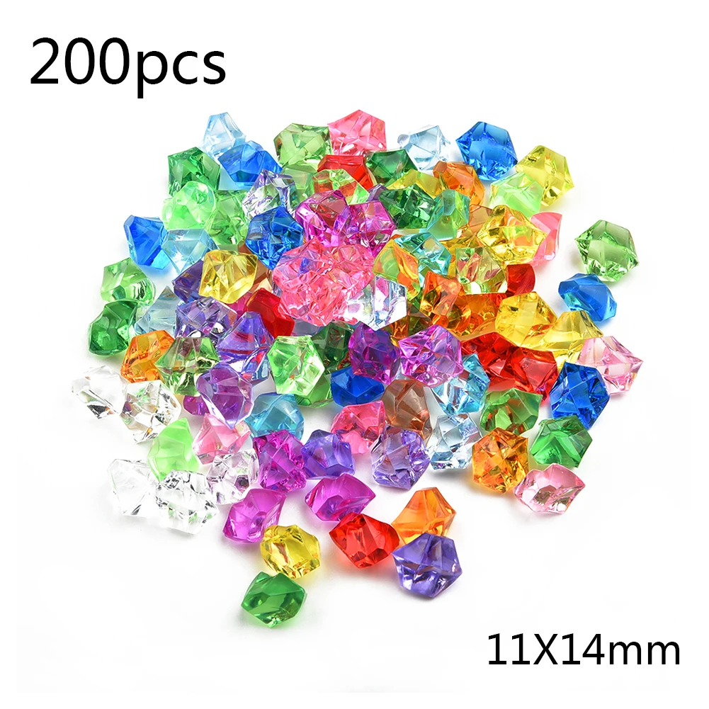 200pcs Plastic Gems Ice Grains Colorful Acrylic Stone Children Jewels Party DIY Decorations Vase Filler Fish Tank Home Decoratio
200pcs Plastic Gems Ice Grains Colorful Acrylic Stone Children Jewels Party DIY Decorations Vase Filler Fish Tank Home Decoratio
