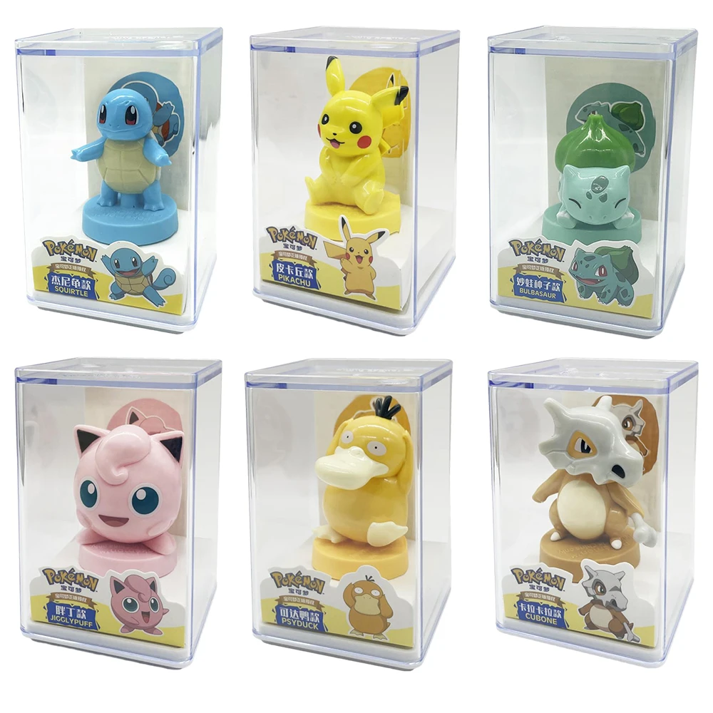 Anime Pokemon Pikachu Pleduck Charmander Espeon Jigglypuff Creative Cute Cartoon Doll Seal Desktop Decoration Toy Gift
Anime Pokemon Pikachu Pleduck Charmander Espeon Jigglypuff Creative Cute Cartoon Doll Seal Desktop Decoration Toy Gift