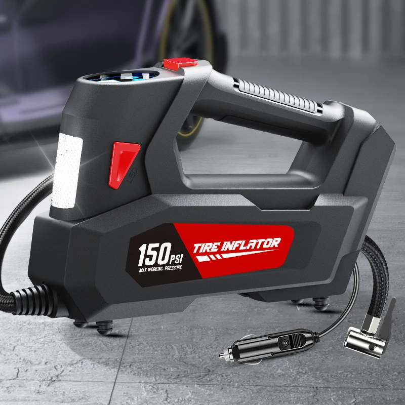 Carsun Portable Car Air Pump Electric Tire Inflator 12V Digital Air Compressor With Super LED Light For Automobile Motorcycle
Carsun Portable Car Air Pump Electric Tire Inflator 12V Digital Air Compressor With Super LED Light For Automobile Motorcycle