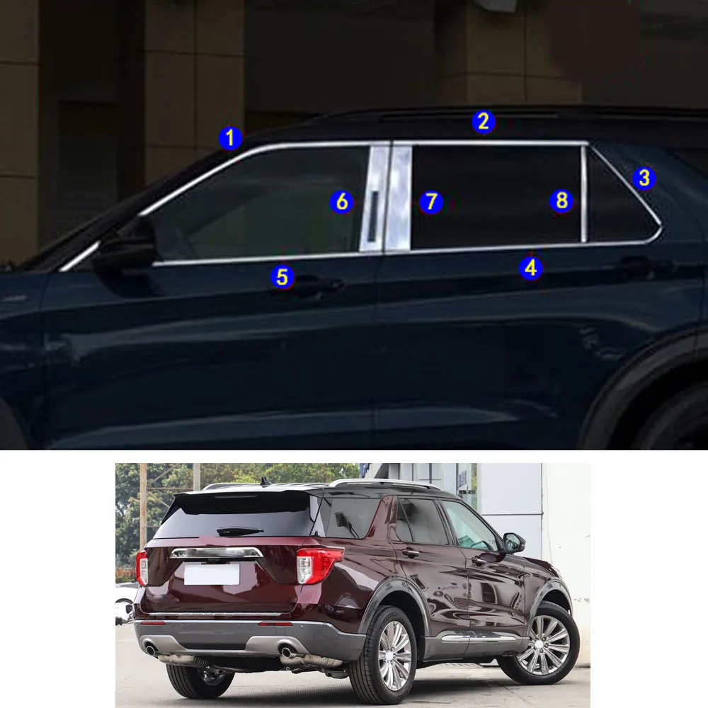 Наклейка на автомобиль для Ford Explorer U625 2020 2021 2022, украшение, столб, окно, средняя полоса, отделка, запчасти для капотов
Наклейка на автомобиль для Ford Explorer U625 2020 2021 2022, украшение, столб, окно, средняя полоса, отделка, запчасти для капотов