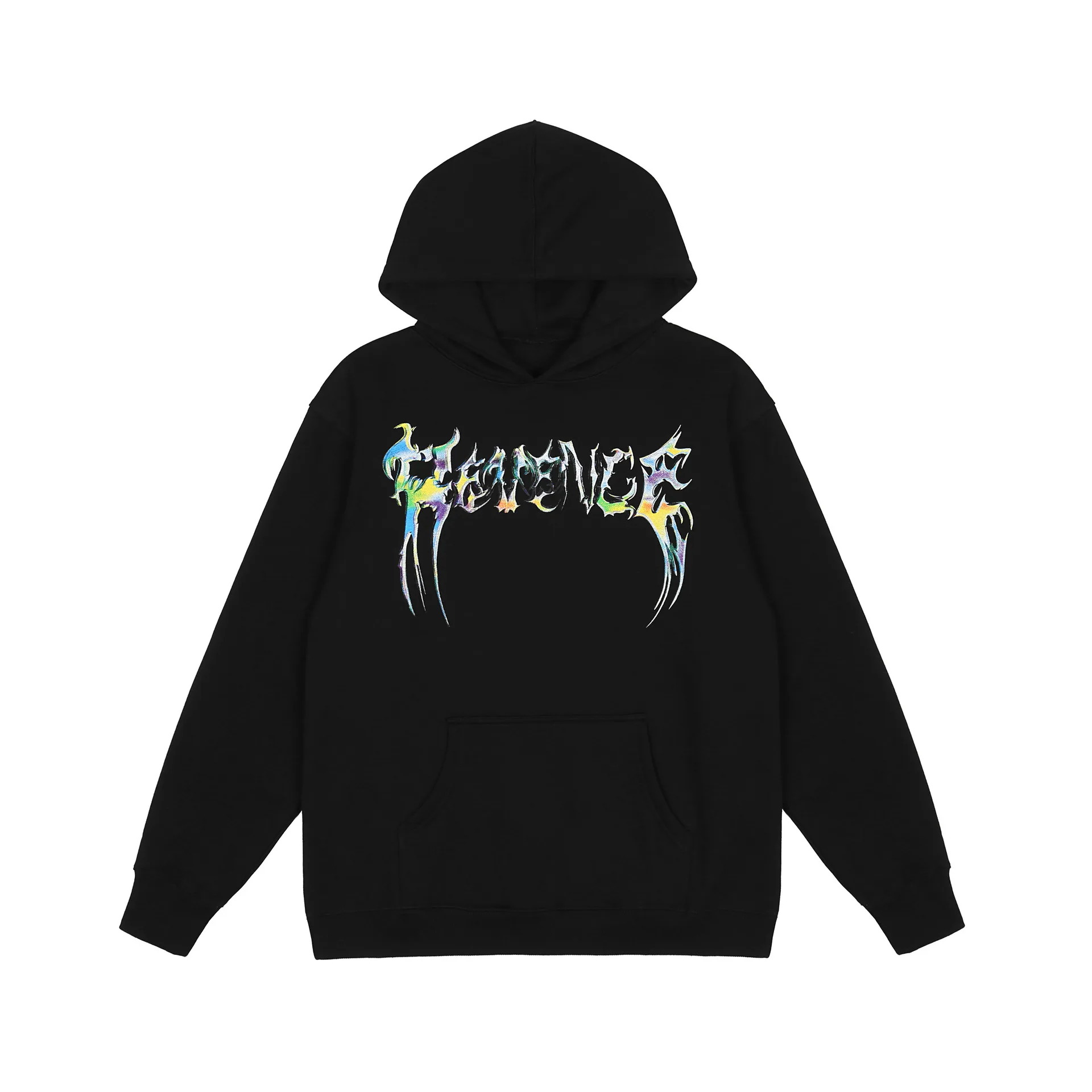 REVENGE FUXK VET color liquid silver limited letter printing plus velvet hooded sweater hoodies for men and women
REVENGE FUXK VET color liquid silver limited letter printing plus velvet hooded sweater hoodies for men and women