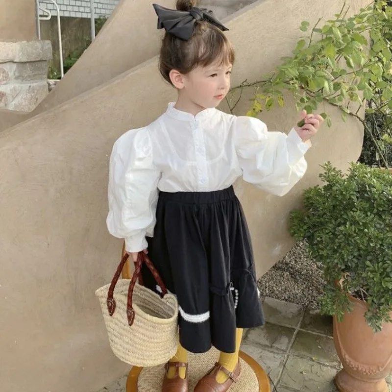 Spring Dresses For Teens Party Blouse Shirt Bubble Long Sleeve Shirt Toddler School Girl Shirts Little Girls Children Clothing
Spring Dresses For Teens Party Blouse Shirt Bubble Long Sleeve Shirt Toddler School Girl Shirts Little Girls Children Clothing