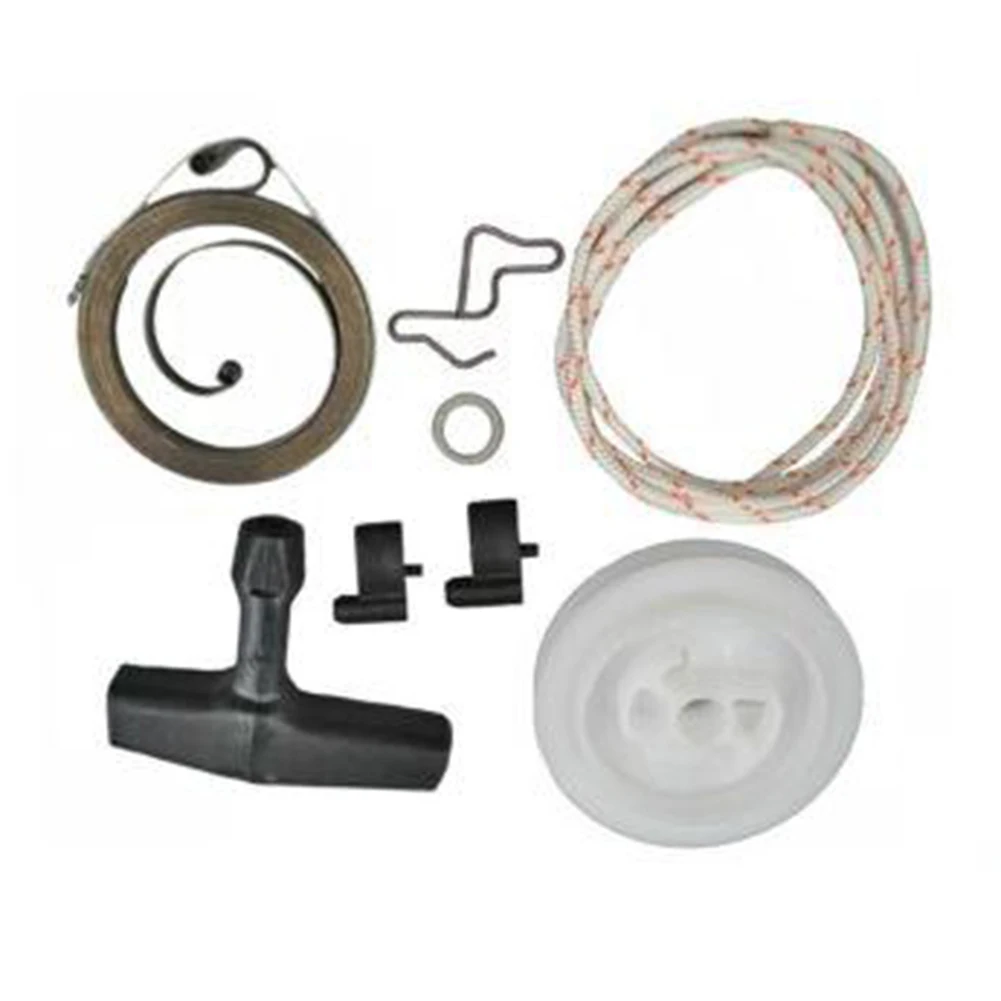 Durable Recoil Rewind Spring Starter Pulley Handle Rope Pear For Steele 034 036 044 MS340 Recoil Starter Rebuild Kit
Durable Recoil Rewind Spring Starter Pulley Handle Rope Pear For Steele 034 036 044 MS340 Recoil Starter Rebuild Kit