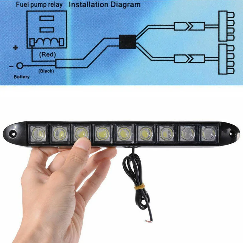 Daytime Run Light Car Fog Lights Corrosion Resistant 1 Pair/Set Replacement Set 12V Waterproof 320-400LM Useful
Daytime Run Light Car Fog Lights Corrosion Resistant 1 Pair/Set Replacement Set 12V Waterproof 320-400LM Useful