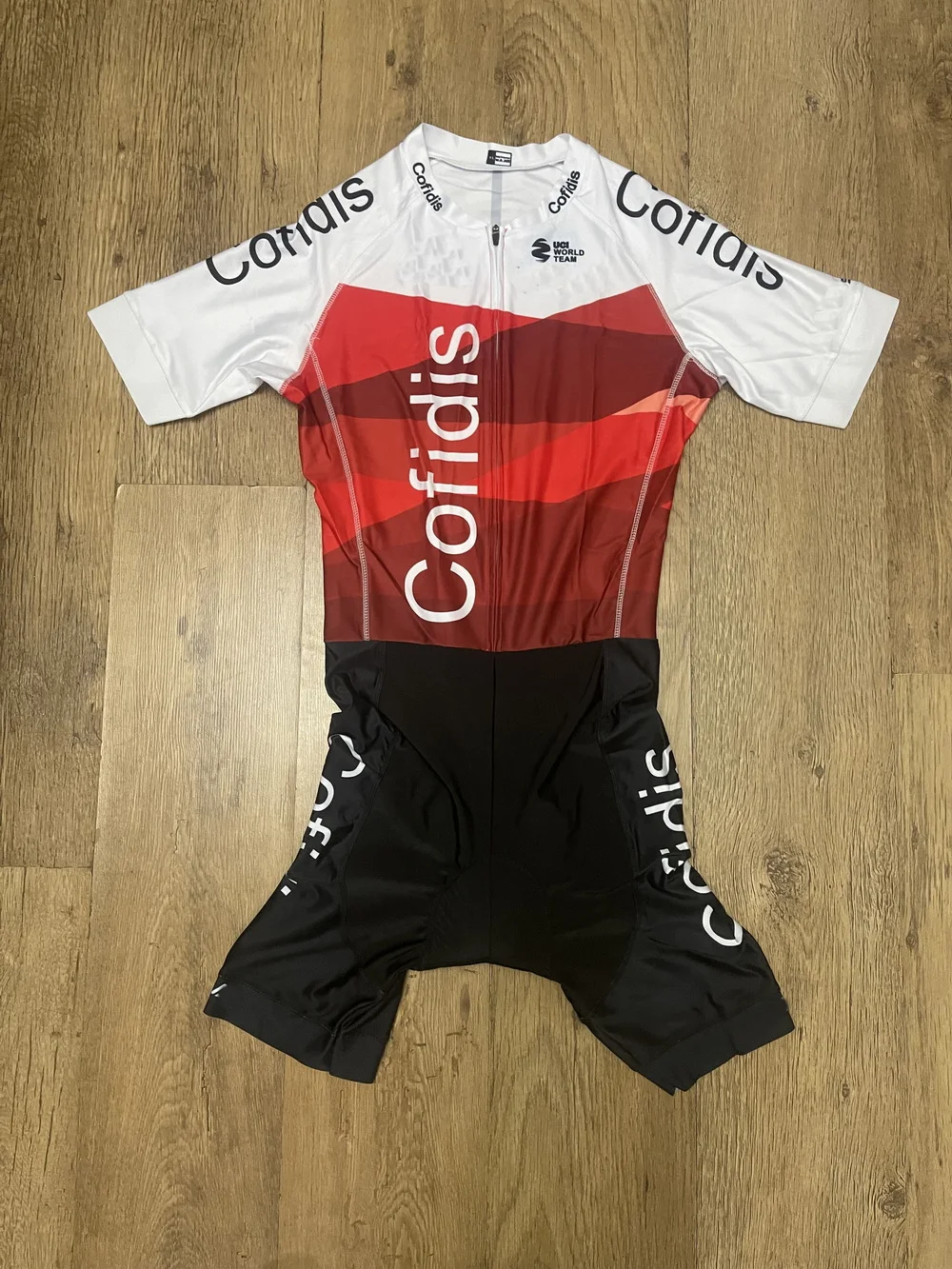 LASER CUT Skinsuit 2022 COFIDIS TEAM Bodysuit SHORT Cycling Jersey Bike Bicycle Clothing Maillot Ropa Ciclismo
LASER CUT Skinsuit 2022 COFIDIS TEAM Bodysuit SHORT Cycling Jersey Bike Bicycle Clothing Maillot Ropa Ciclismo