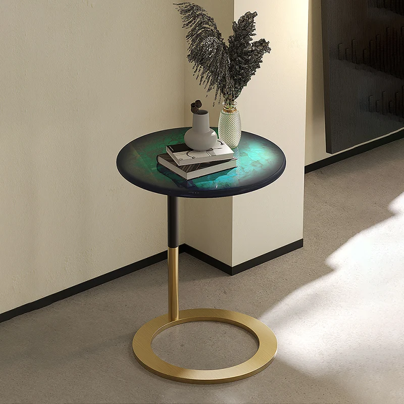 Nordic Round Coffee Tables Living Room Microcrystalline Stone Side Table Stainless Steel Bedside Tables Sehpa Home Furniture
Nordic Round Coffee Tables Living Room Microcrystalline Stone Side Table Stainless Steel Bedside Tables Sehpa Home Furniture