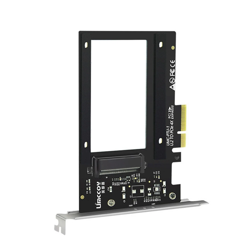 Переходник PCIE Riser U.2 к PCI Express3.0 X4, интерфейс адаптера Gen3, трансферная карта, компоненты для жесткого диска, расширитель типа B
Переходник PCIE Riser U.2 к PCI Express3.0 X4, интерфейс адаптера Gen3, трансферная карта, компоненты для жесткого диска, расширитель типа B