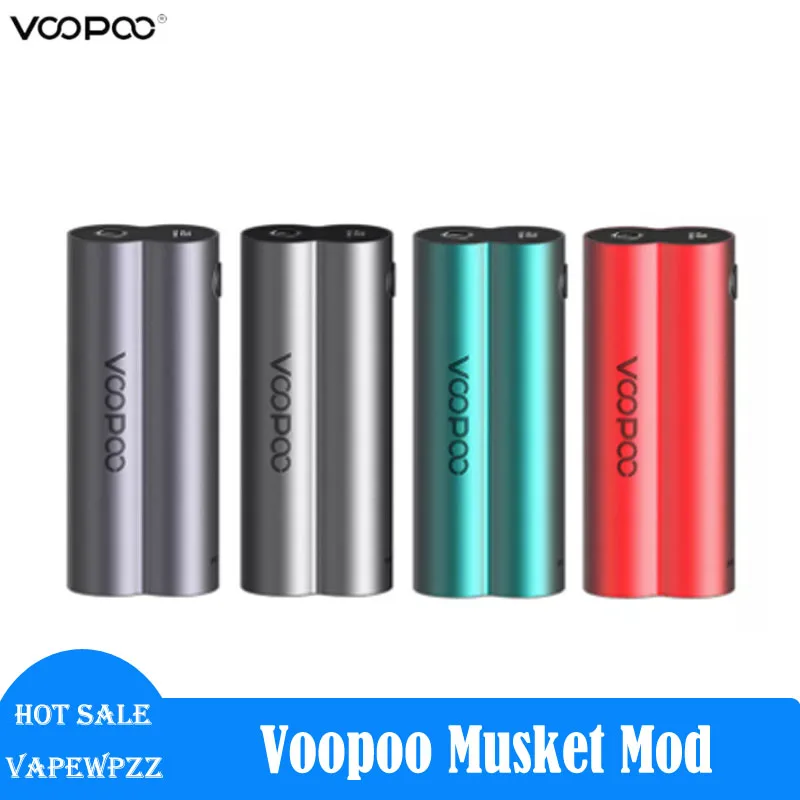 Original VOOPOO Musket Mod 120W Power By Dual 18650 Battery Vaporizer Box Mod Electonic Cigarette Mod Musket Mod for PnP Tank
Original VOOPOO Musket Mod 120W Power By Dual 18650 Battery Vaporizer Box Mod Electonic Cigarette Mod Musket Mod for PnP Tank