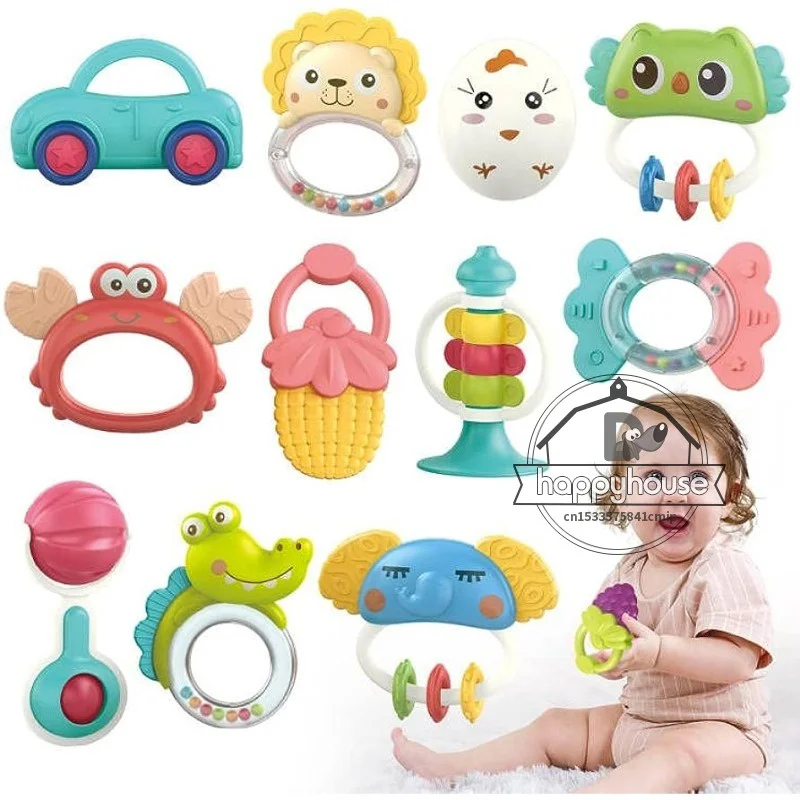 

Baby Toys Rattle Baby Teething Toys Shaker Grab and Spin Rattles Toy Music Toys for 0 6 12 Month Newborn Baby Infant Toddlers