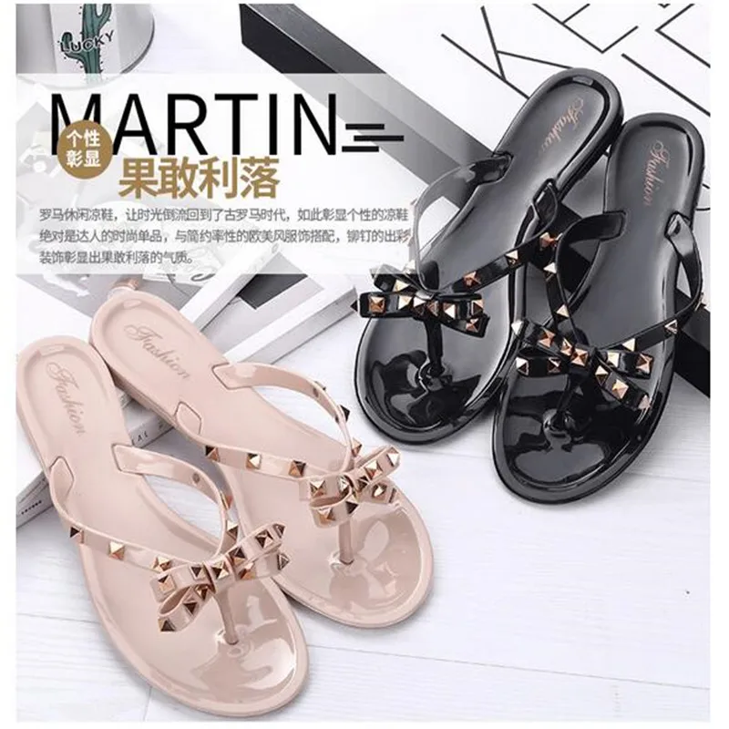 2023 Hot Sale Fashion Women's Flip Flops Summer Shoes Cool Beach Rivet Big Bow Flat Sandals Jelly Shoes Sandals Girls
2023 Hot Sale Fashion Women's Flip Flops Summer Shoes Cool Beach Rivet Big Bow Flat Sandals Jelly Shoes Sandals Girls