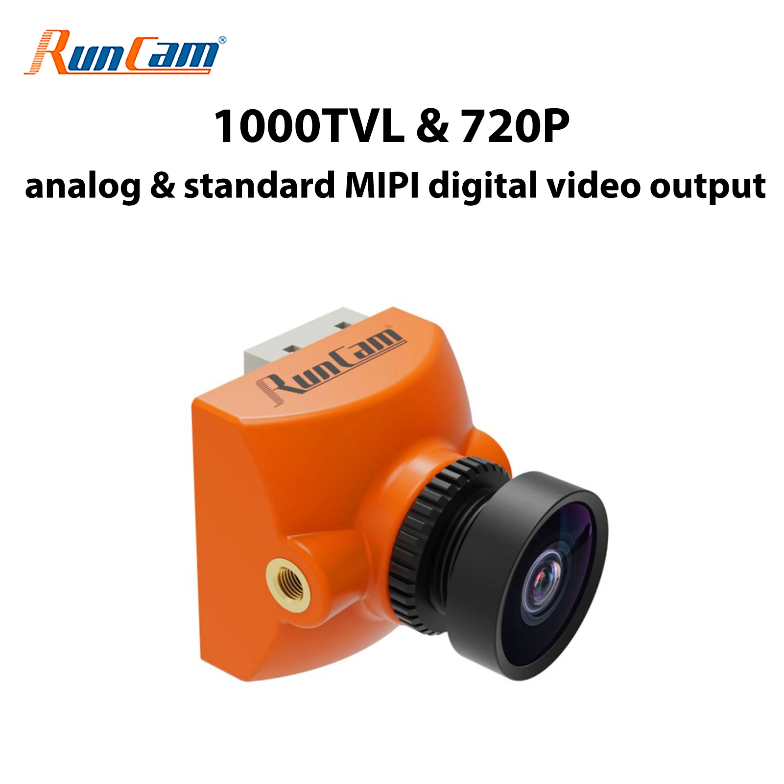 RunCam Racer 4 WDR CMOS 1000TVL 1.8mm FOV 160° Lens FPV Camera 720P Analog standard MIPI digital video output For RC Drone
RunCam Racer 4 WDR CMOS 1000TVL 1.8mm FOV 160° Lens FPV Camera 720P Analog standard MIPI digital video output For RC Drone