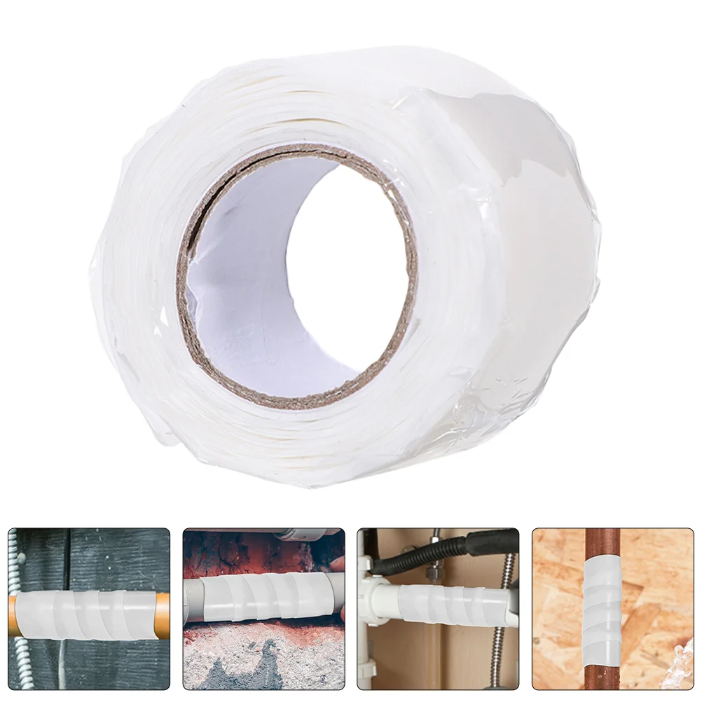 

2 Rolls Waterproof Repair Tape Plumbing Sealing Duct for Outdoor Use Waterproofing Pipeline Sealant Pvc Seam