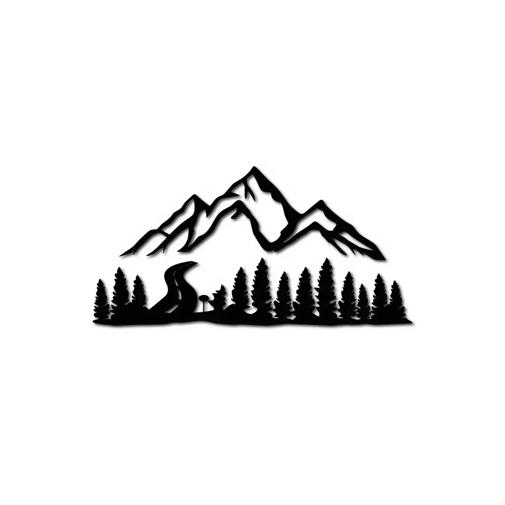 CIFBUY Decoration Mountain Forest Metal Wall Hanging Art Hill Trees Metal Home Decor Nature and Forest Decoration Metal Wall Han
CIFBUY Decoration Mountain Forest Metal Wall Hanging Art Hill Trees Metal Home Decor Nature and Forest Decoration Metal Wall Han