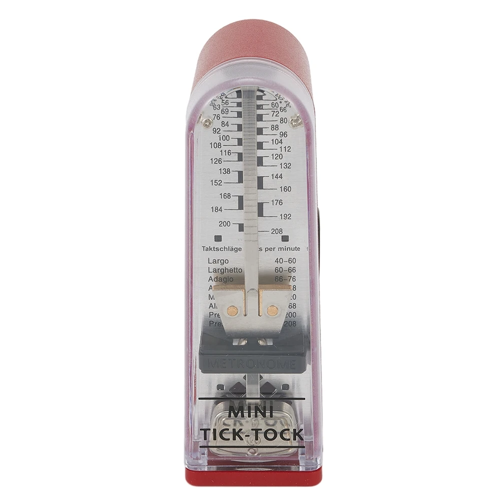Universal Mechanical Metronome Portable Metronome 110x50.8x30.1mm For Piano Guitar Violin Ukulele Sound Soft Rhythm Smooth
Universal Mechanical Metronome Portable Metronome 110x50.8x30.1mm For Piano Guitar Violin Ukulele Sound Soft Rhythm Smooth