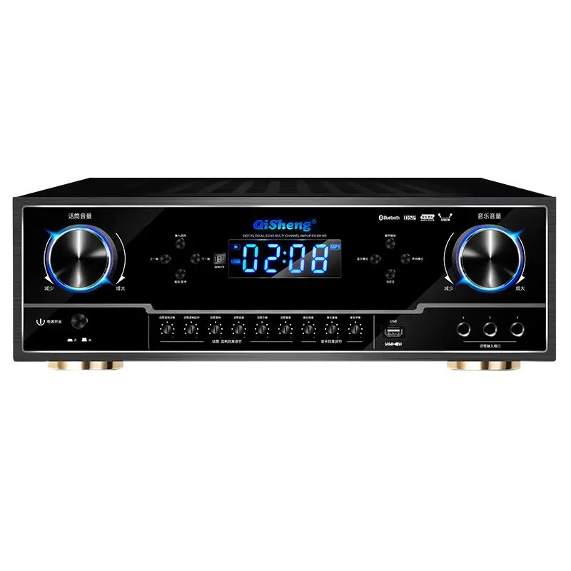 1400W High Power Fever Hifi Amplifier Bluetooth Subwoofer Support 8-16Ω Speaker Stage Wedding KTV Home Use with Remote Control
1400W High Power Fever Hifi Amplifier Bluetooth Subwoofer Support 8-16Ω Speaker Stage Wedding KTV Home Use with Remote Control
