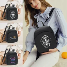 Women Small Backpack Fashion Multifunctional Casual Shoulder Backpack Mini School Designer Backpack Queen Series Wallet Key Case
Women Small Backpack Fashion Multifunctional Casual Shoulder Backpack Mini School Designer Backpack Queen Series Wallet Key Case