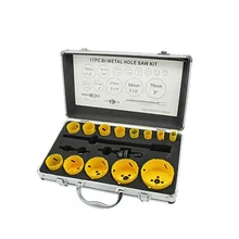 17 Pieces Bi Metal Hole Saw Cutter Set M42 HSS Hole Saw Set Drill Cutter Tool with Mandrels in Aluminum Box
17 Pieces Bi Metal Hole Saw Cutter Set M42 HSS Hole Saw Set Drill Cutter Tool with Mandrels in Aluminum Box