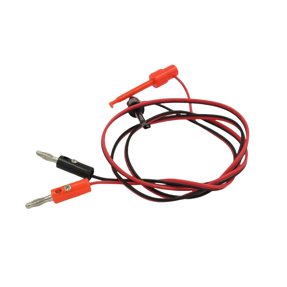 4mm Banana Male Plug to Dual Test Hook Clip Probe Cable Lead Red Black 1M Length for Multimeter Testing Equipment
4mm Banana Male Plug to Dual Test Hook Clip Probe Cable Lead Red Black 1M Length for Multimeter Testing Equipment