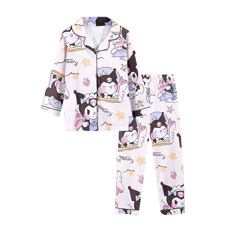 Sanrio kawaii children's cute pajamas women's long-sleeved spring and autumn thin cartoon anime cinnamon roll home service set
Sanrio kawaii children's cute pajamas women's long-sleeved spring and autumn thin cartoon anime cinnamon roll home service set