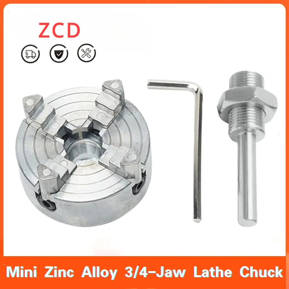 ZCD Mini Zinc Alloy 3-Jaw Lathe Chuck with Large Clamping Range in Machine Tool Accessories for Electric Drill
ZCD Mini Zinc Alloy 3-Jaw Lathe Chuck with Large Clamping Range in Machine Tool Accessories for Electric Drill
