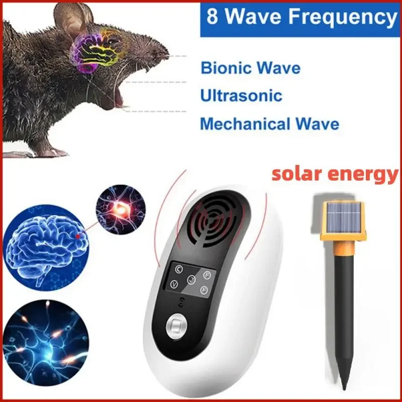 Ultrasonic Rat Pest Repeller Electronic Mouse Mosquito Insect Killer Household Spiders Pest Rodents Control Device EU US Plug
Ultrasonic Rat Pest Repeller Electronic Mouse Mosquito Insect Killer Household Spiders Pest Rodents Control Device EU US Plug